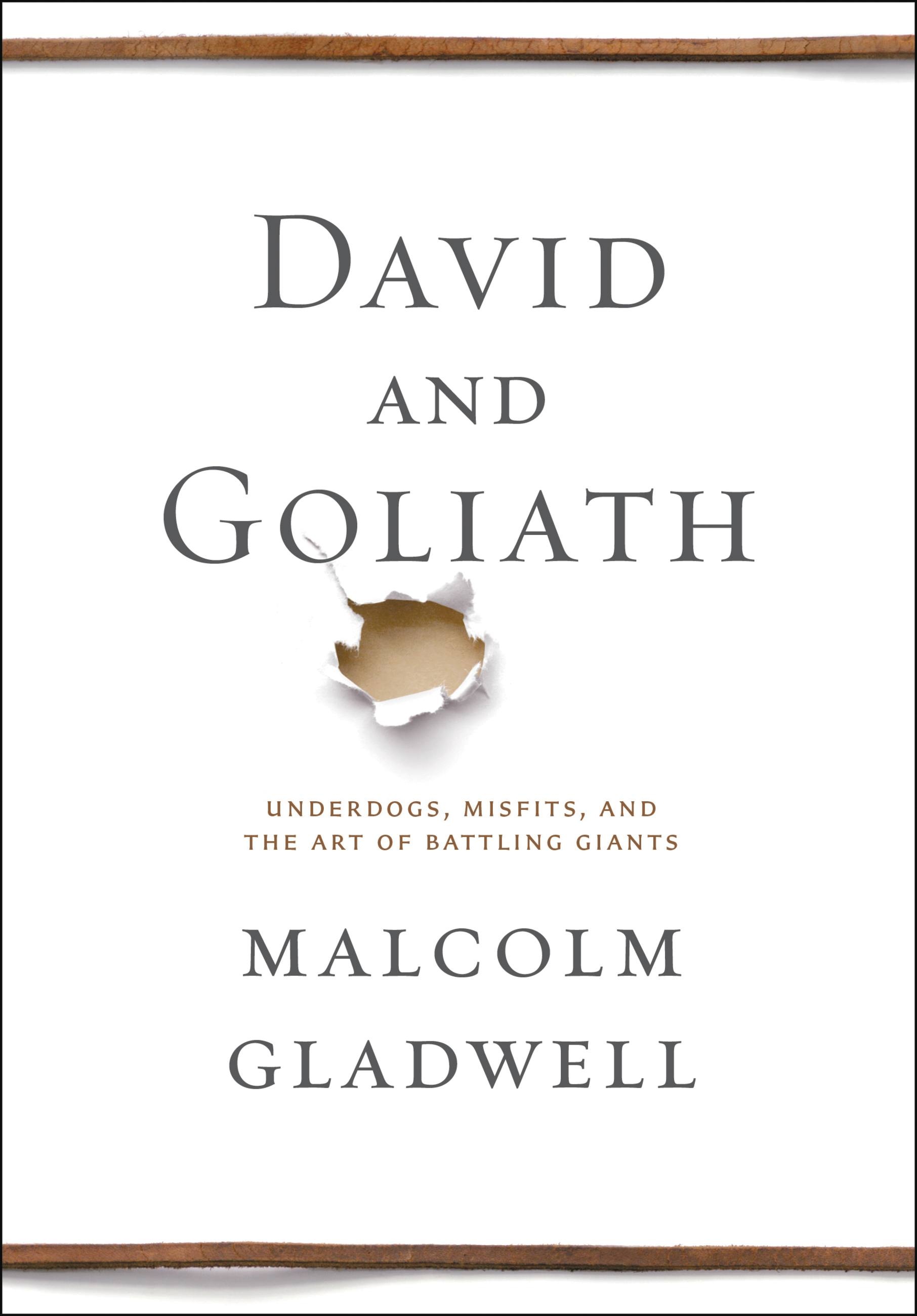 Image result for david and goliath malcolm gladwell